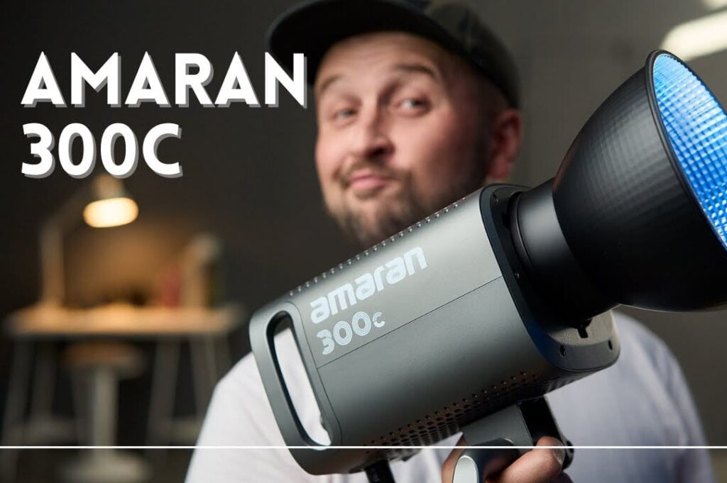 Amaran 300C - Lampa LED o mocy 300W, regulowana temperatura barwowa.